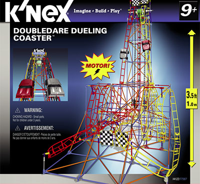 knex double doom roller coaster